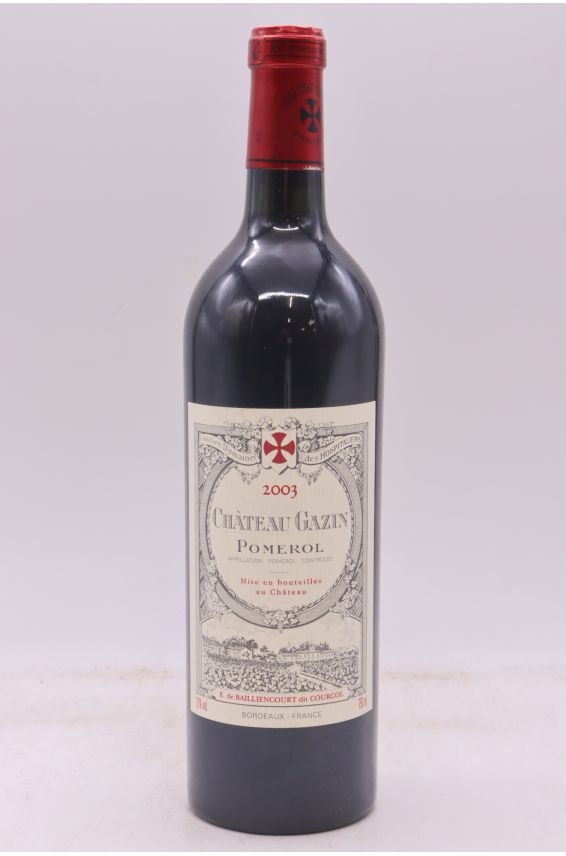 Chateau Gazin 2003