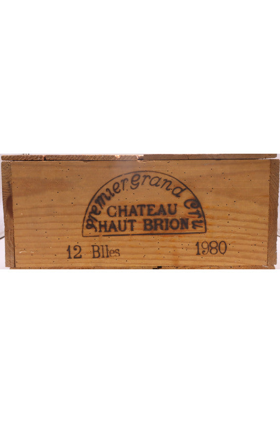 Chateau Haut Brion 1980 - Original Wood Case - Sold by 12