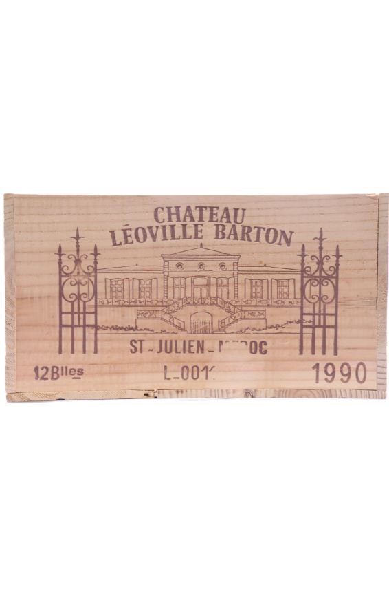 Leoville Barton 1990 - Original Wood Case - Sold by 12