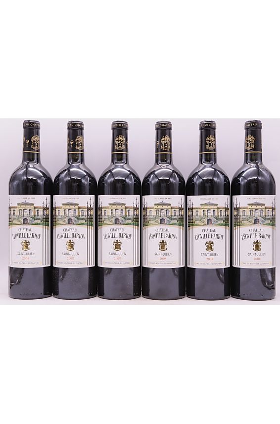 Leoville Barton 2008 - Original Wood Case - Sold by 12