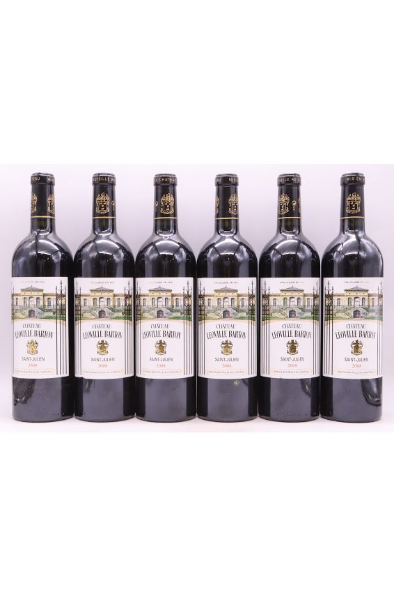 Leoville Barton 2008 - Original Wood Case - Sold by 12