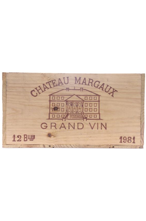 Chateau Margaux 1981 - Original Wood Case - Sold by 12
