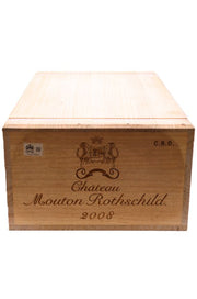 Chateau Mouton Rotschild 2008 - Original Wood Case - Sold By 12