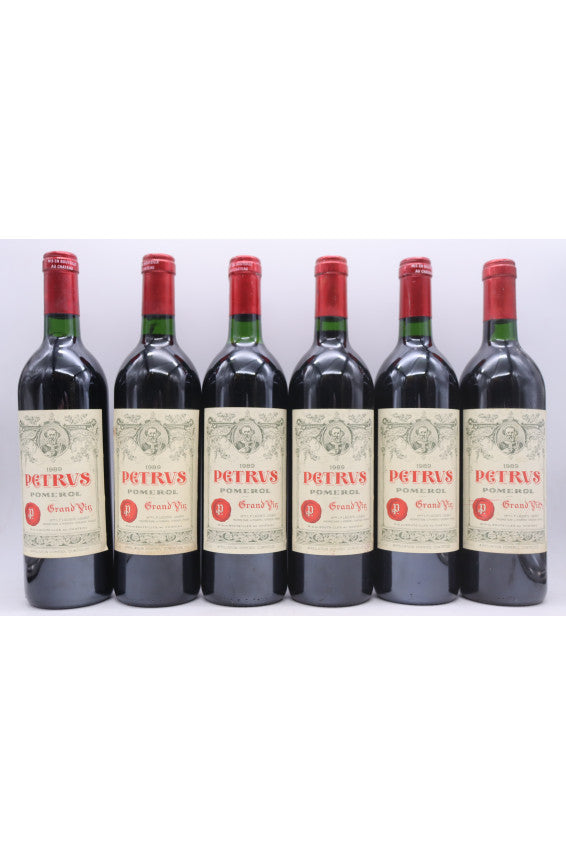 Chateau Petrus 1989 - Original Wood Case - Sold by 6