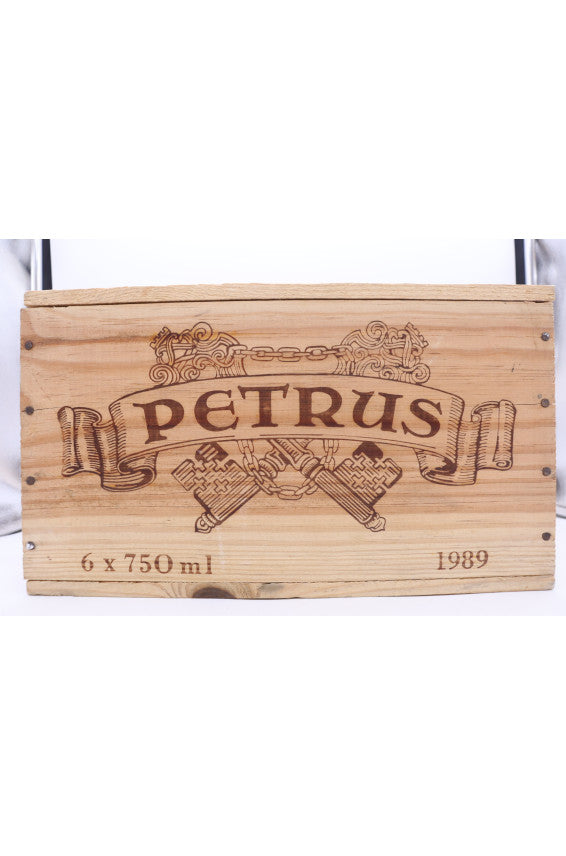 Chateau Petrus 1989 - Original Wood Case - Sold by 6